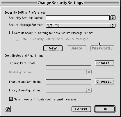outlook for mac security settings